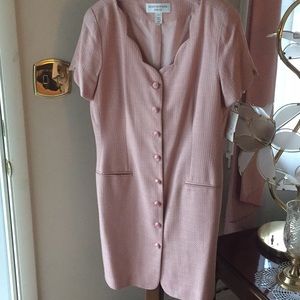 Jones New York - Dust Rose Pink lined dress NBW